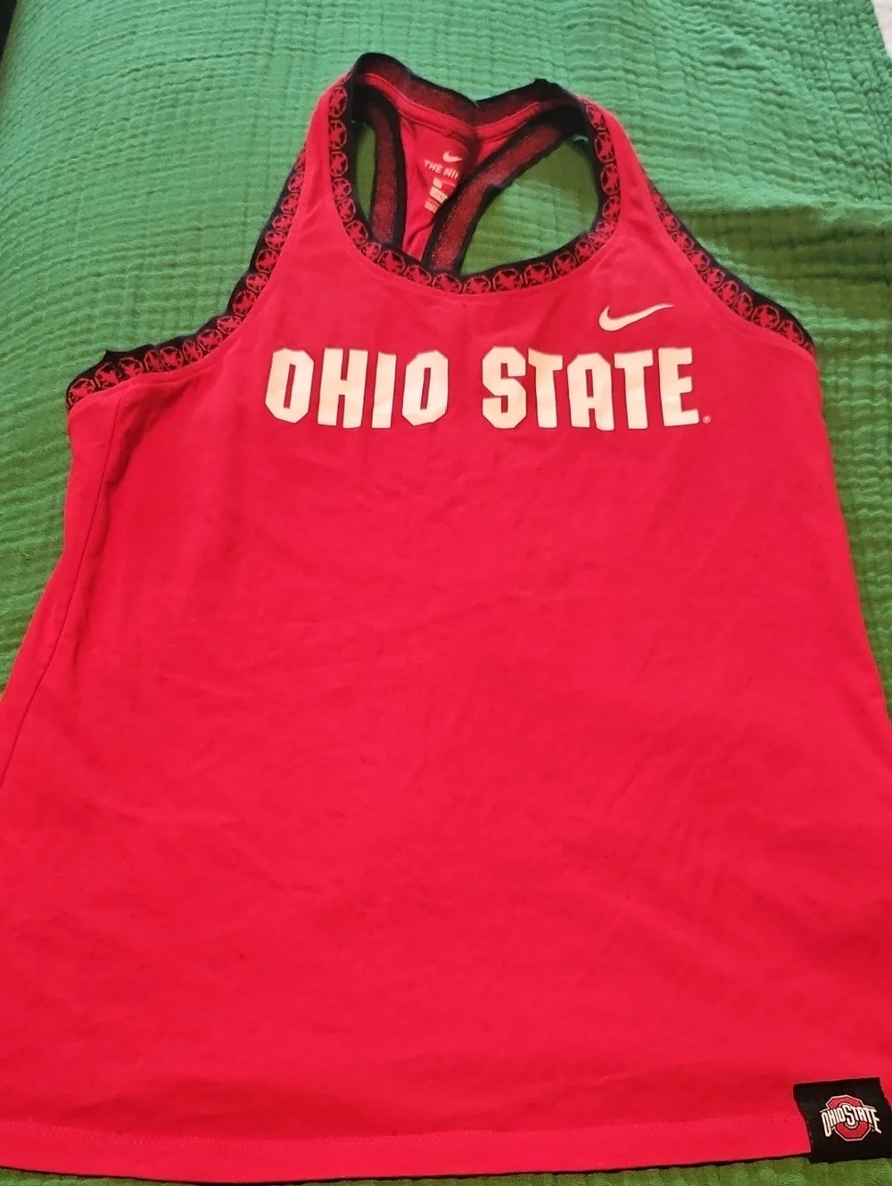Nike Red Ohio State Racerback Athletic Tank - Picture 1 of 5